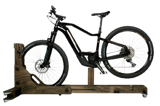 Bikerect - stojan/věšák na kolo z březové překližky - Barva: Hnědá