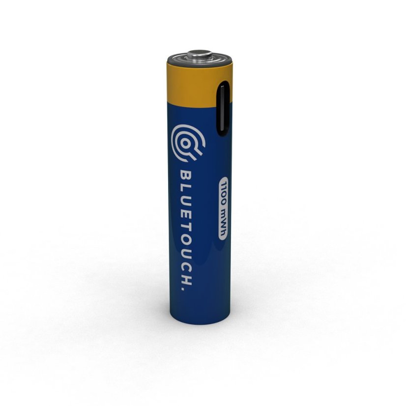 USB-C nabíjecí baterie BLUETOUCH - typ AAA, 1100 mWh, 2 ks v balení