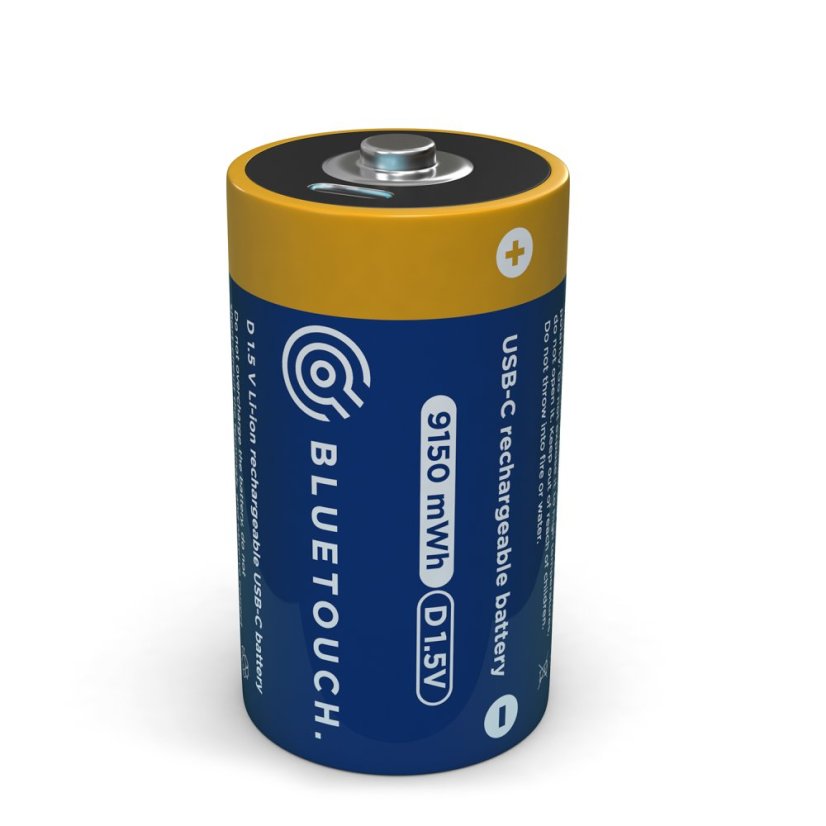 USB-C nabíjecí baterie BLUETOUCH - typ D, 9150 mWh, 1 ks v balení