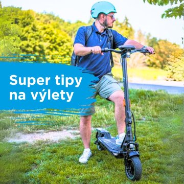Kam na výlet na elektrokoloběžce? Nabízíme inspirace pro trasy v okolí Prahy