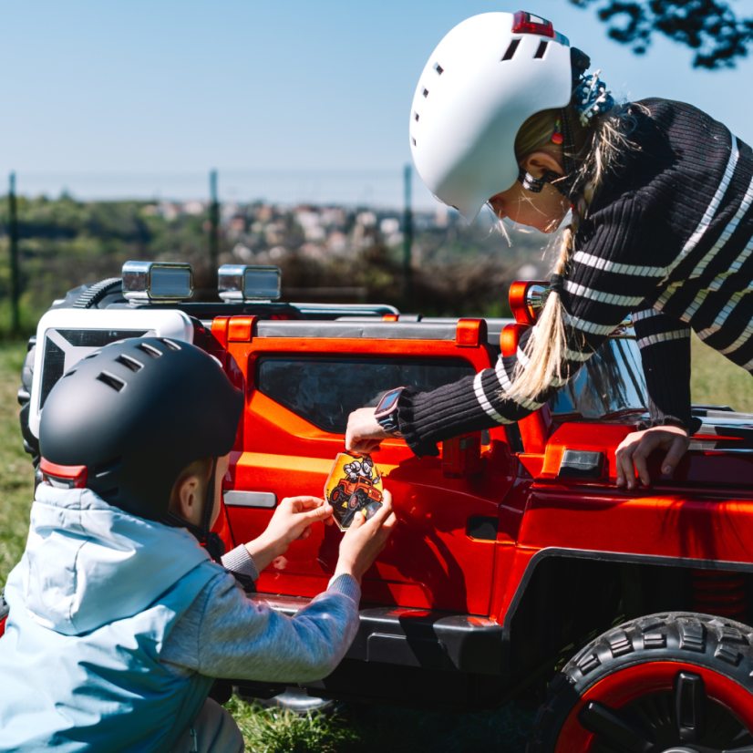 BLUETOUCH kids’ electric off-road - Model range – off-road: “stick it yourself” version
