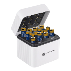 BLUETOUCH nabíjačka pre 16 batérií AA/AAA 1.5 V Li-ion – 16 batérií v balení (8× AA, 8× AAA)