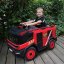 Children's electric fire truck with sprayer BLUETOUCH