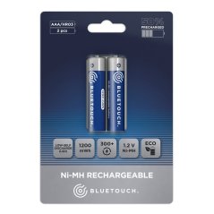Classic BLUETOUCH rechargeable batteries; AAA type, 1200 mWh