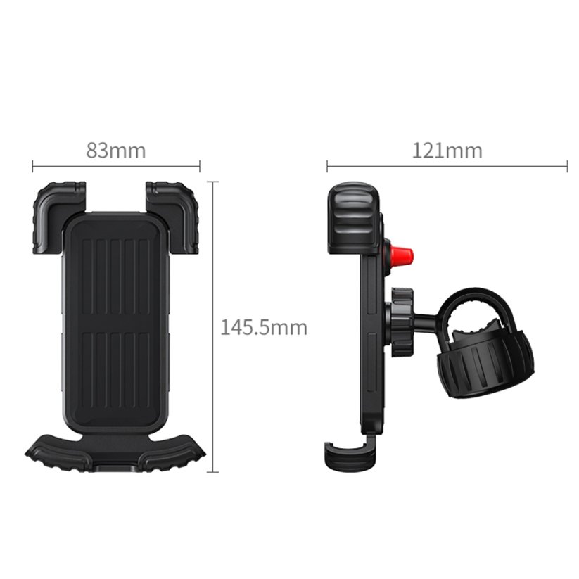 Držiak na mobilný telefón 360 ° pre elektrokolobežky BLUETOUCH - odolný