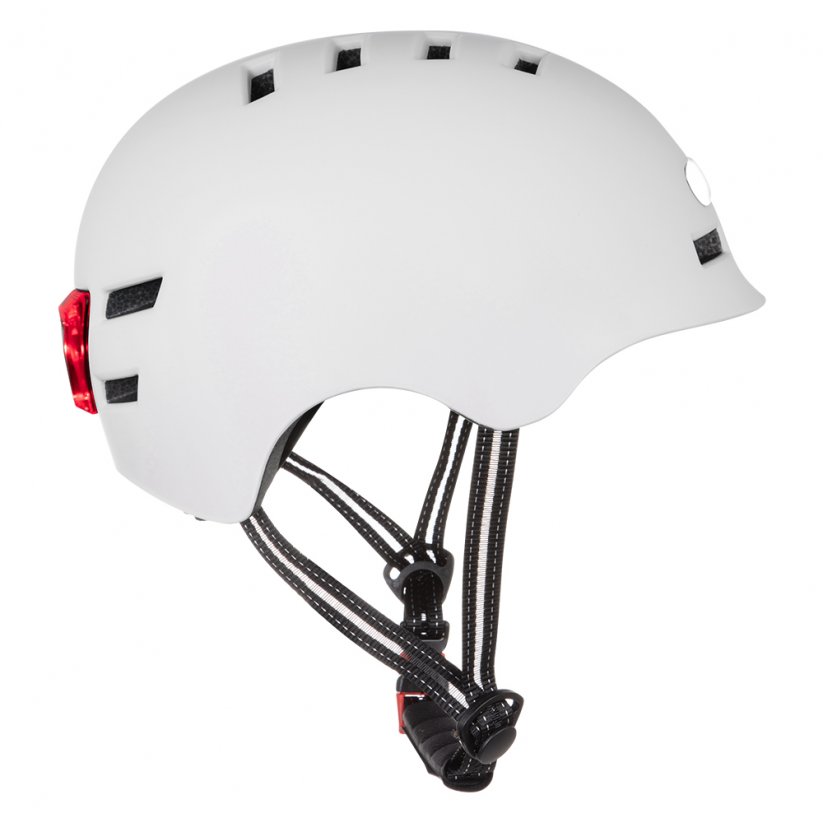 Bezpečnostní helma BLUETOUCH bílá s LED - L