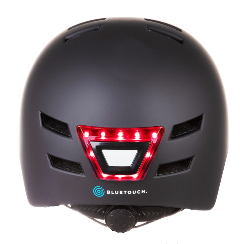 Bezpečnostná helma BLUETOUCH black s LED - Veľkosť: S/M