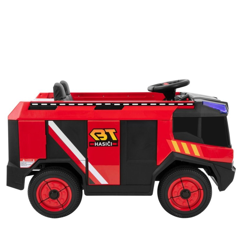 Children's electric fire truck with sprayer BLUETOUCH