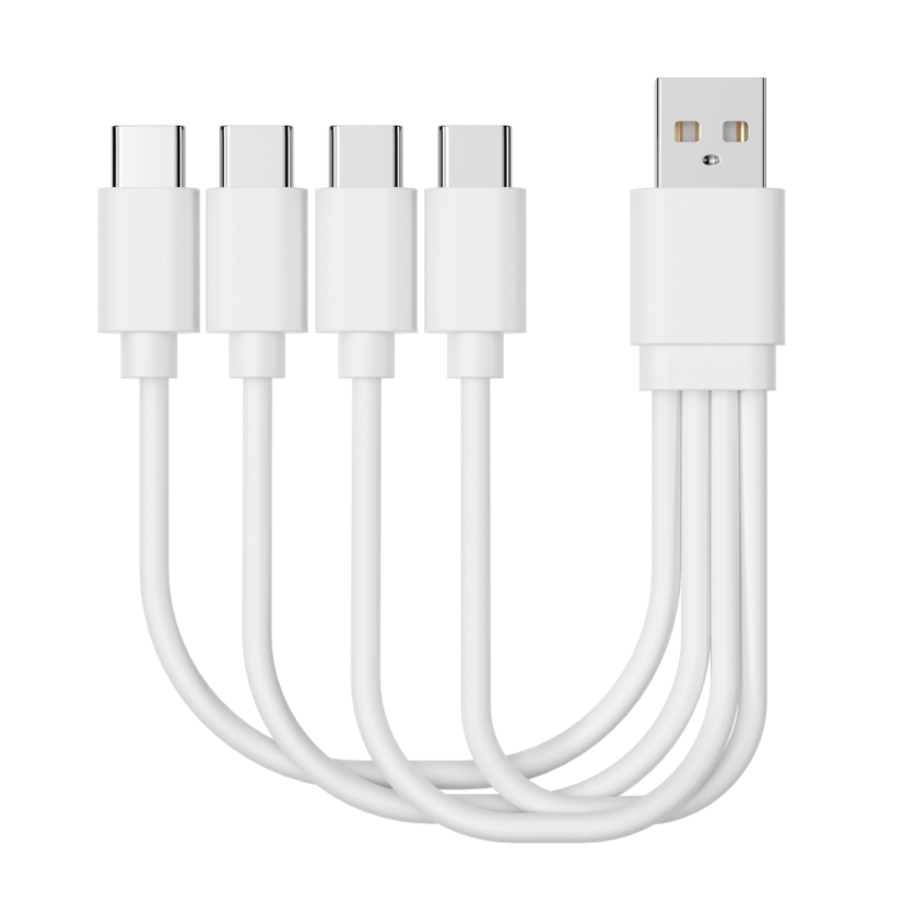 4-in-1 charging cable for USB-C batteries BLUETOUCH