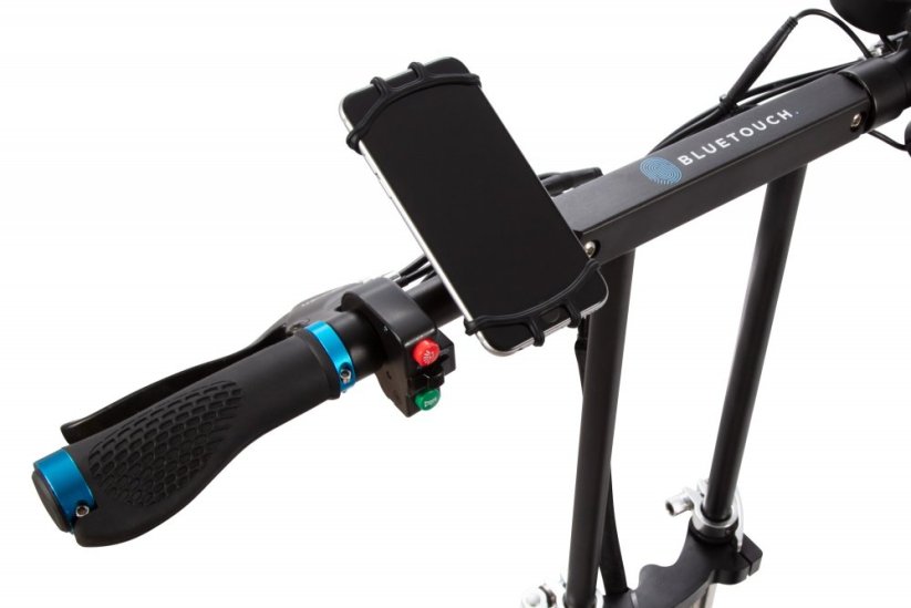 360°-os mobiltelefon tartó BLUETOUCH elektromos robogókhoz - gumi