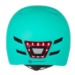 Bezpečnostní helma BLUETOUCH modrá s LED