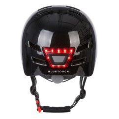 BLUETOUCH Safety Helmet with LED – Black, Glossy