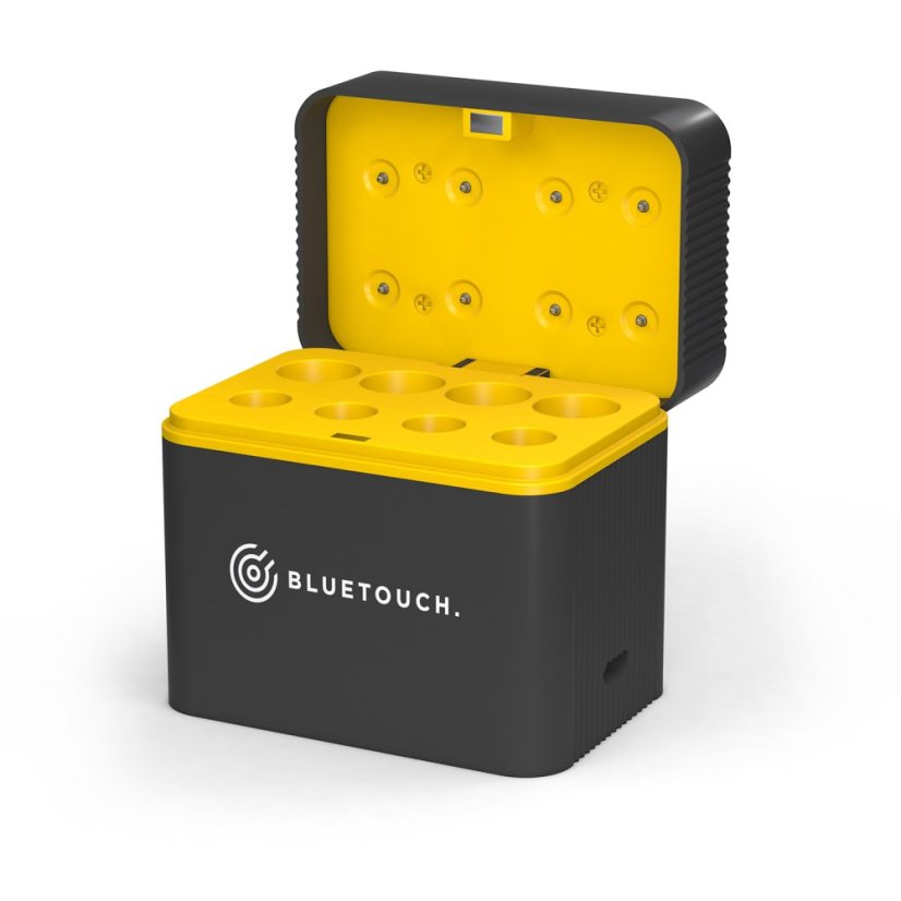 BLUETOUCH töltő 8 db AA/AAA 1.5 V Li-ion akkumulátorhoz - az akkumulátorok nem tartozékok