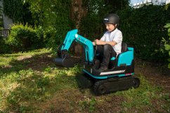 Detský elektrický bager BLUETOUCH - modrý