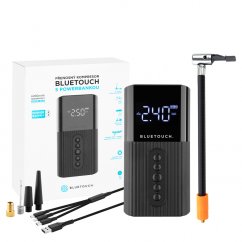 Portable compressor BLUETOUCH with powerbank - 6000 mAh