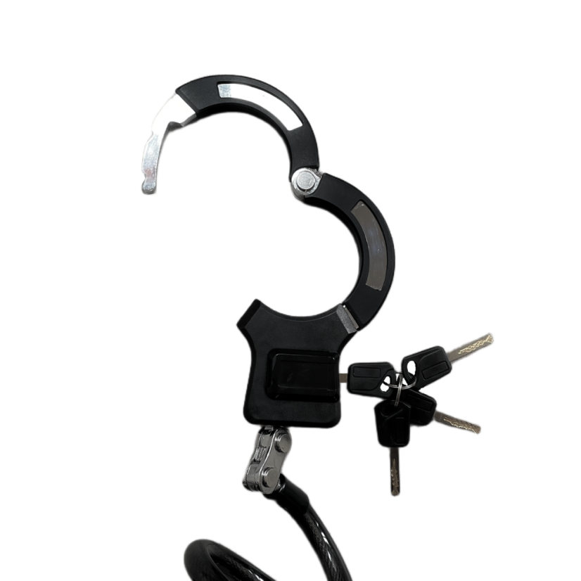 Bezpečnostní zámek s otočným klepetem BLUETOUCH - průměr lana 15 mm, délka 120 cm