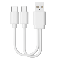2-in-1 charging cable for USB-C batteries BLUETOUCH