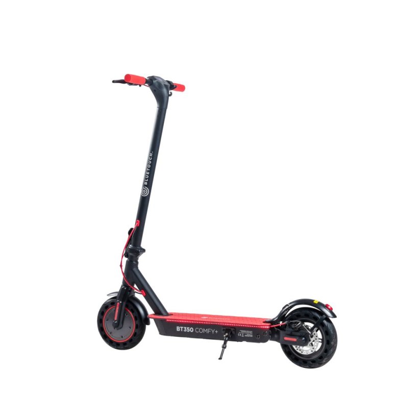 Elektromos roller BLUETOUCH BT350 COMFY+; fekete-piros