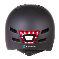 Bezpečnostní helma BLUETOUCH černá s LED