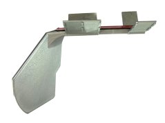 Ochranný kryt prehadzovačky Branchy protection - strieborná