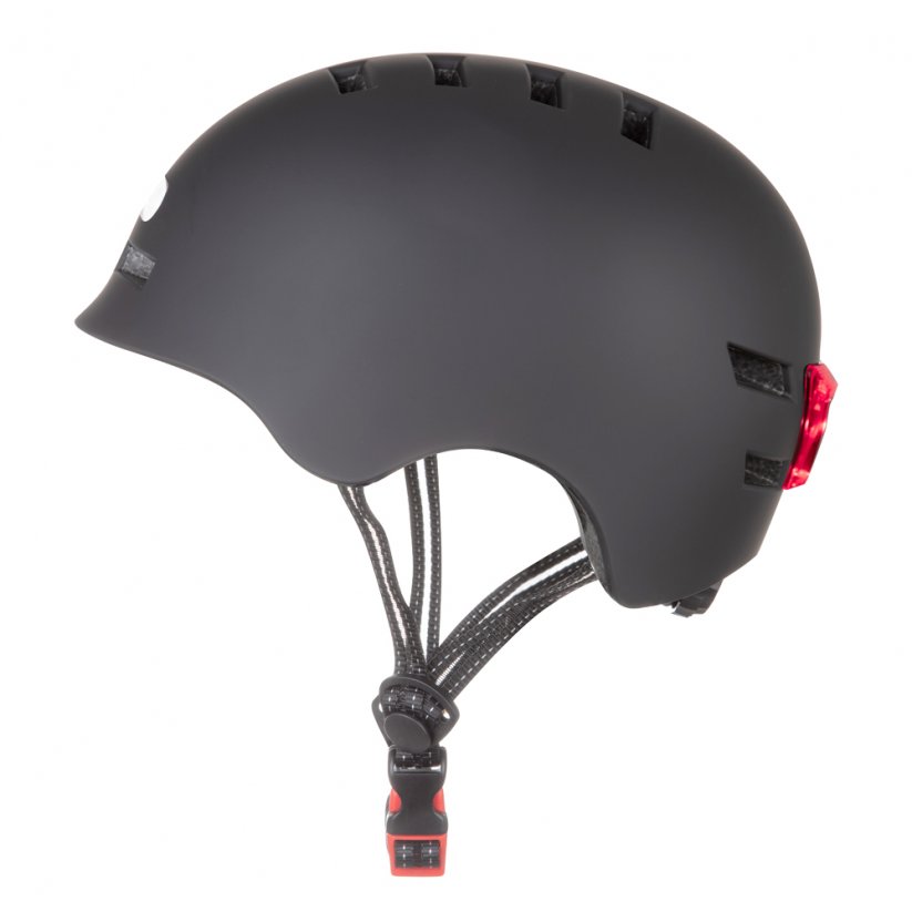 Bezpečnostná helma BLUETOUCH black s LED - Veľkosť: M/L