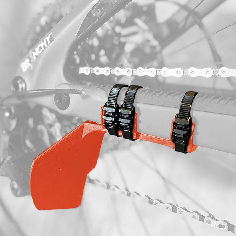 Ochranný kryt prehadzovačky Branchy protection - oranžová