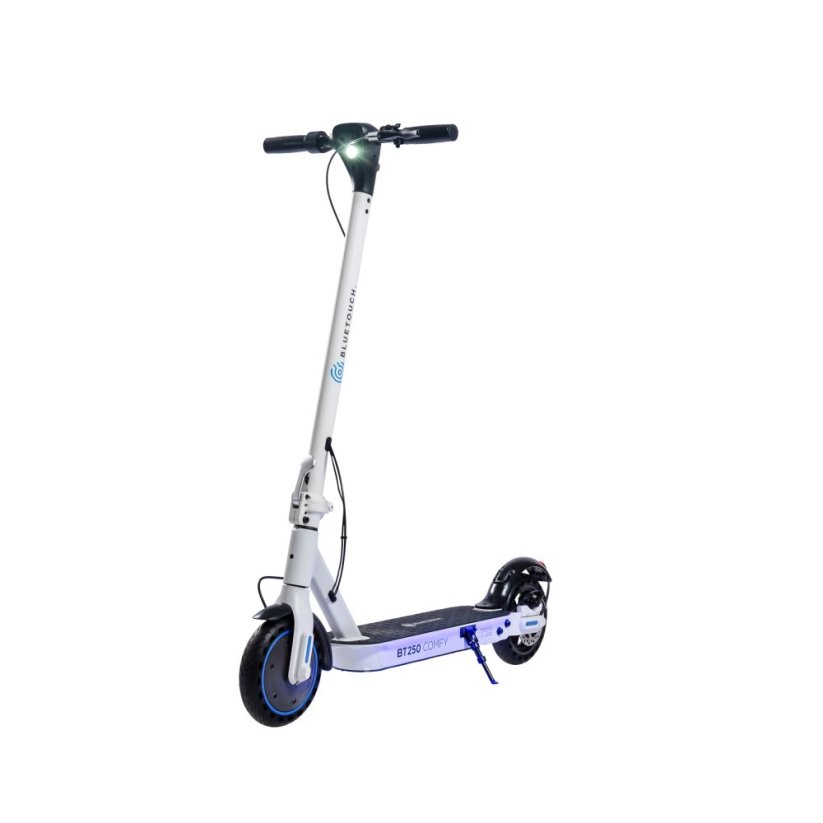 Elektrická kolobežka BLUETOUCH BT250 COMFY; bielo-modrá