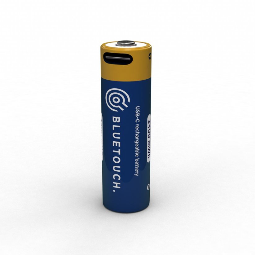 USB-C nabíjecí baterie BLUETOUCH - typ AA, 3400 mWh, 2 ks v balení