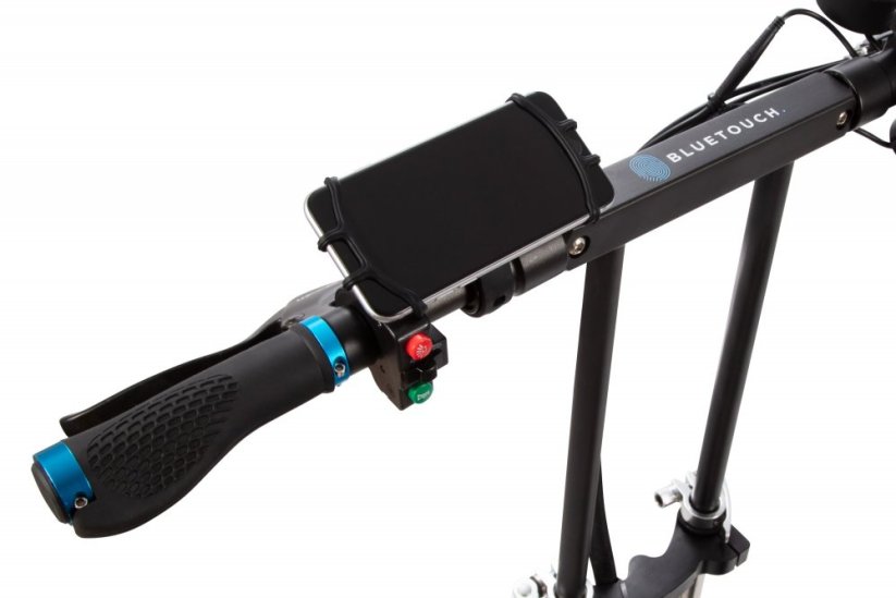 360°-os mobiltelefon tartó BLUETOUCH elektromos robogókhoz - gumi