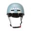 BLUETOUCH Safety Helmet with LED – Light Blue, Glossy - Size: L